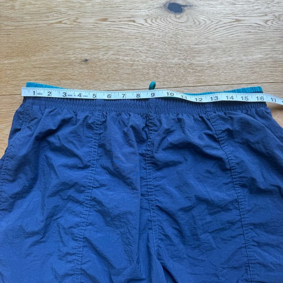 VINTAGE SUN SATIONS SPORTS WEAR BLUE SWIM SHORTS - L - Picture 8 of 15